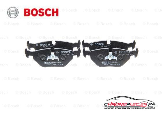 Achat de BOSCH 0 986 469 960 Kit de plaquettes de frein, frein à disque pas chères