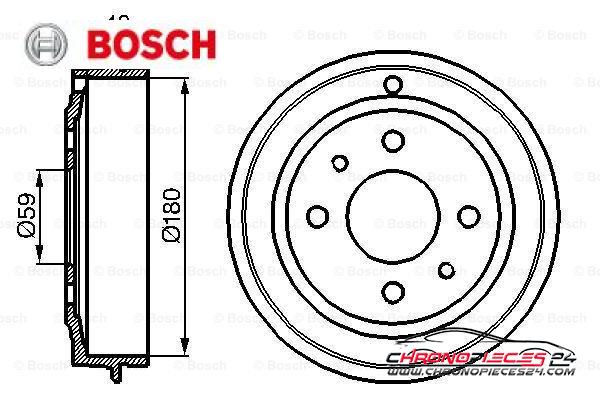 Achat de BOSCH 0 986 477 083 Tambour de frein pas chères