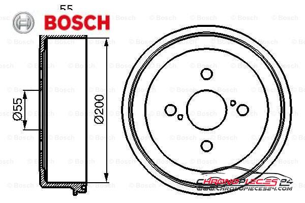 Achat de BOSCH 0 986 477 090 Tambour de frein pas chères