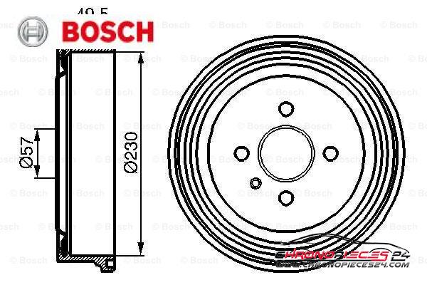 Achat de BOSCH 0 986 477 100 Tambour de frein pas chères