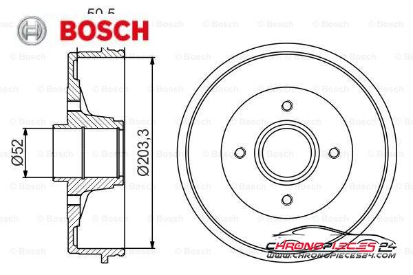 Achat de BOSCH 0 986 477 175 Tambour de frein pas chères