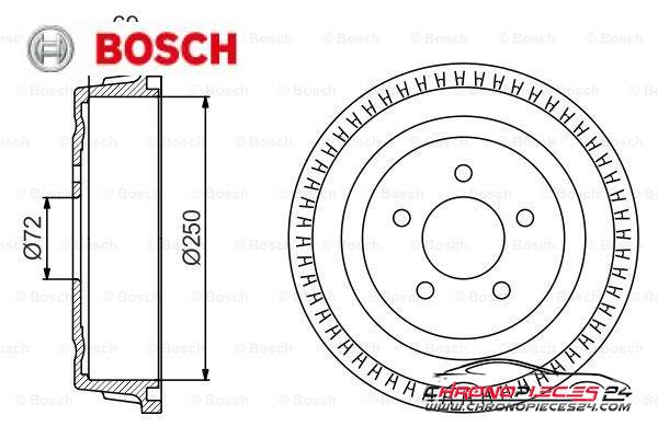 Achat de BOSCH 0 986 477 185 Tambour de frein pas chères