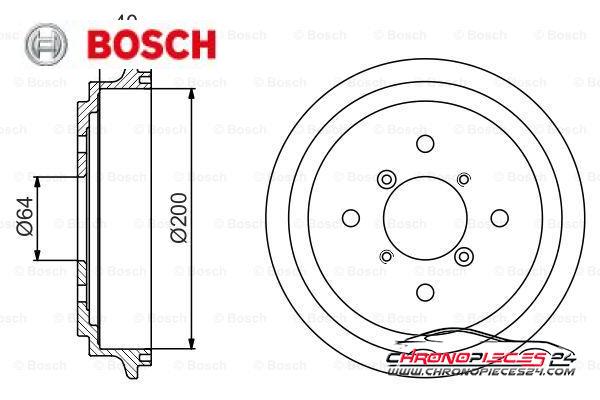 Achat de BOSCH 0 986 477 188 Tambour de frein pas chères