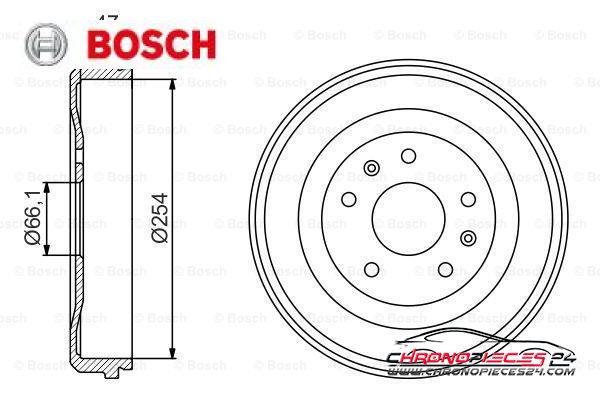 Achat de BOSCH 0 986 477 193 Tambour de frein pas chères