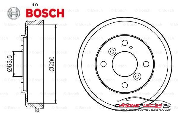 Achat de BOSCH 0 986 477 240 Tambour de frein pas chères