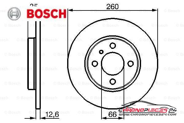 Achat de BOSCH 0 986 478 029 Disque de frein pas chères