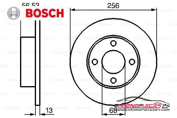 Achat de BOSCH 0 986 478 130 Disque de frein pas chères