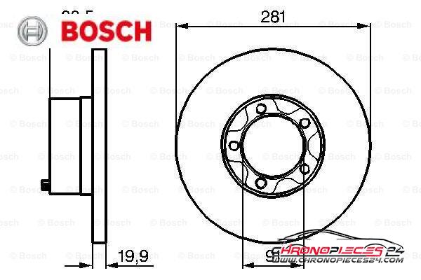 Achat de BOSCH 0 986 478 138 Disque de frein pas chères