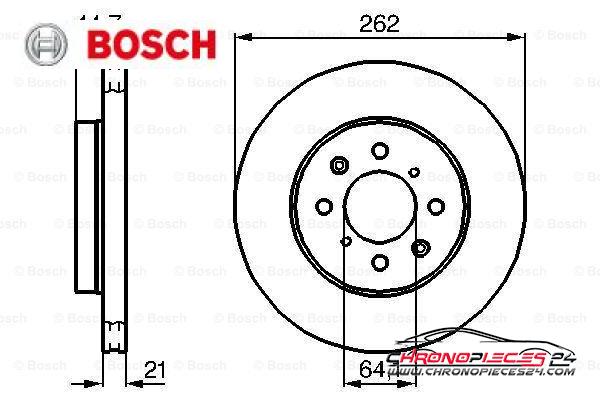 Achat de BOSCH 0 986 478 174 Disque de frein pas chères