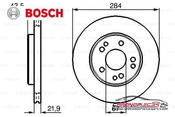 Achat de BOSCH 0 986 478 186 Disque de frein pas chères