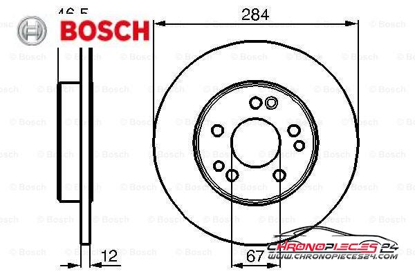 Achat de BOSCH 0 986 478 187 Disque de frein pas chères