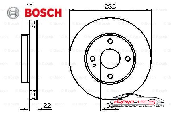 Achat de BOSCH 0 986 478 219 Disque de frein pas chères