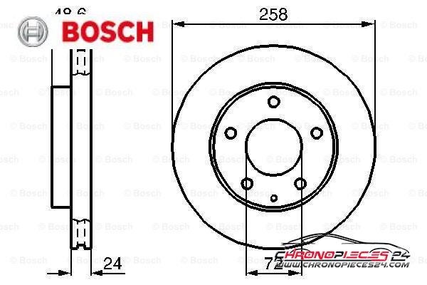 Achat de BOSCH 0 986 478 227 Disque de frein pas chères