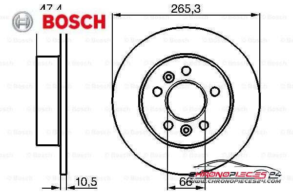 Achat de BOSCH 0 986 478 305 Disque de frein pas chères