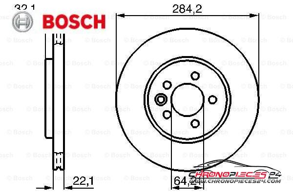 Achat de BOSCH 0 986 478 314 Disque de frein pas chères