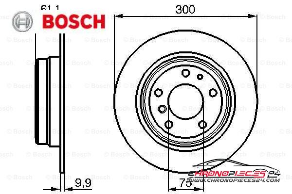 Achat de BOSCH 0 986 478 321 Disque de frein pas chères