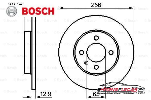 Achat de BOSCH 0 986 478 329 Disque de frein pas chères