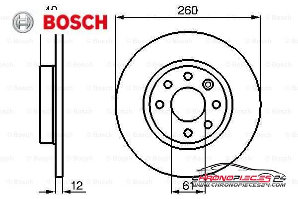 Achat de BOSCH 0 986 478 386 Disque de frein pas chères