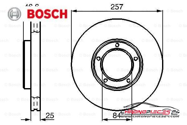 Achat de BOSCH 0 986 478 397 Disque de frein pas chères