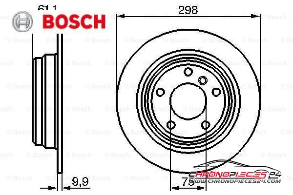 Achat de BOSCH 0 986 478 425 Disque de frein pas chères