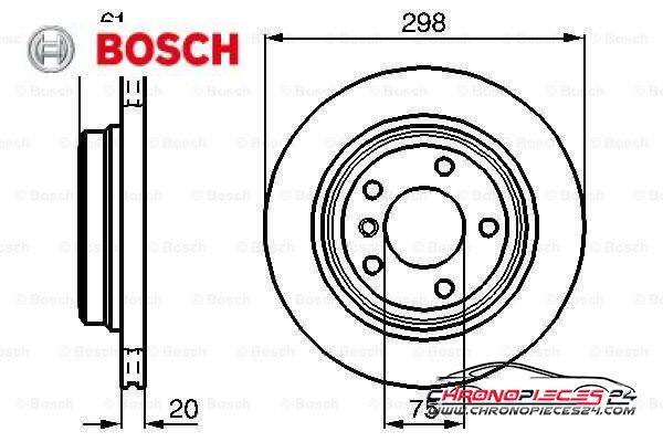 Achat de BOSCH 0 986 478 426 Disque de frein pas chères