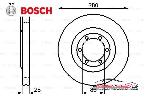 Achat de BOSCH 0 986 478 437 Disque de frein pas chères