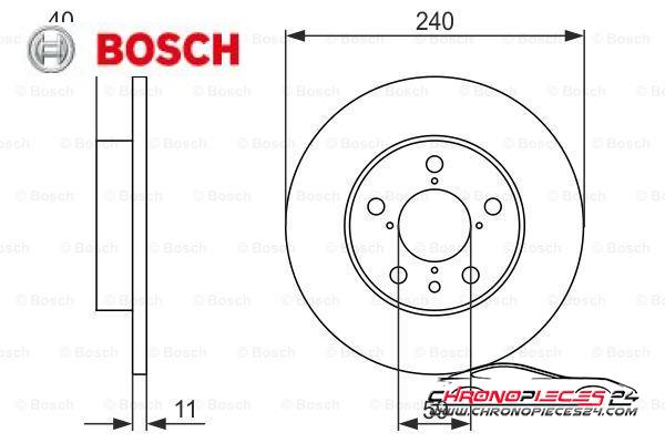 Achat de BOSCH 0 986 478 444 Disque de frein pas chères