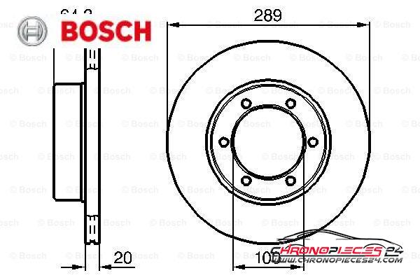 Achat de BOSCH 0 986 478 453 Disque de frein pas chères