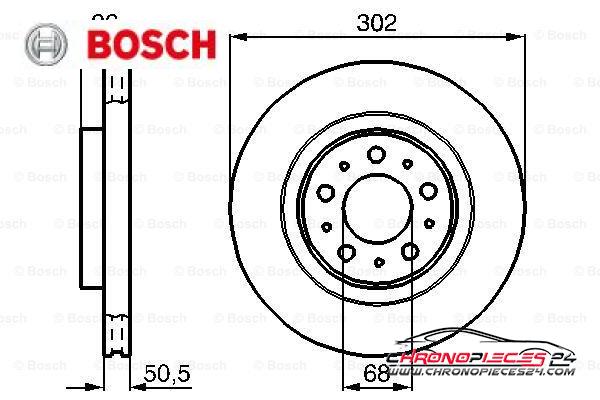 Achat de BOSCH 0 986 478 454 Disque de frein pas chères