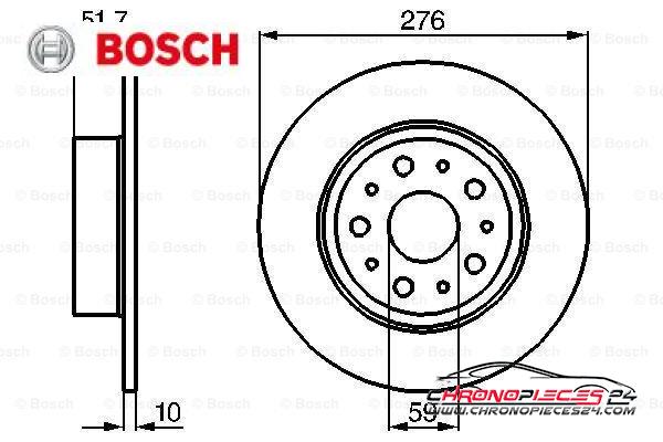 Achat de BOSCH 0 986 478 463 Disque de frein pas chères