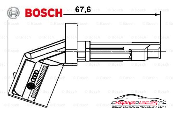 Achat de BOSCH 0 265 007 928 Capteur, vitesse de roue pas chères