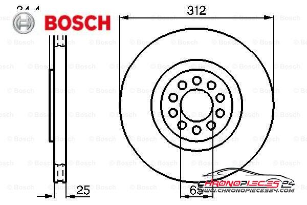 Achat de BOSCH 0 986 478 467 Disque de frein pas chères