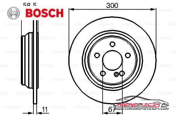 Achat de BOSCH 0 986 478 472 Disque de frein pas chères