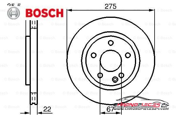 Achat de BOSCH 0 986 478 474 Disque de frein pas chères