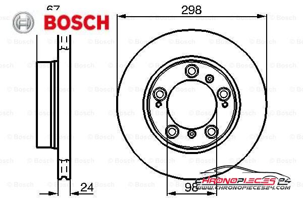 Achat de BOSCH 0 986 478 477 Disque de frein pas chères