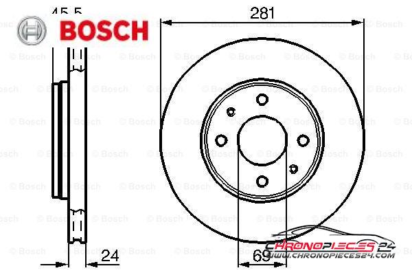 Achat de BOSCH 0 986 478 493 Disque de frein pas chères