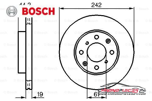 Achat de BOSCH 0 986 478 503 Disque de frein pas chères