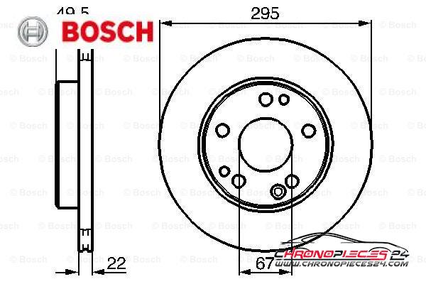 Achat de BOSCH 0 986 478 525 Disque de frein pas chères