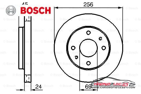 Achat de BOSCH 0 986 478 531 Disque de frein pas chères