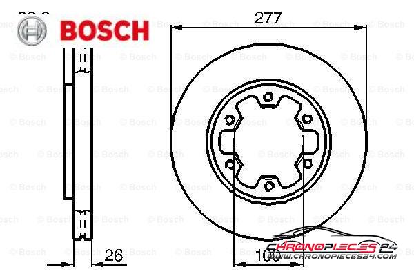 Achat de BOSCH 0 986 478 532 Disque de frein pas chères