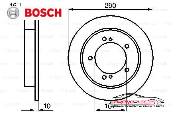 Achat de BOSCH 0 986 478 539 Disque de frein pas chères