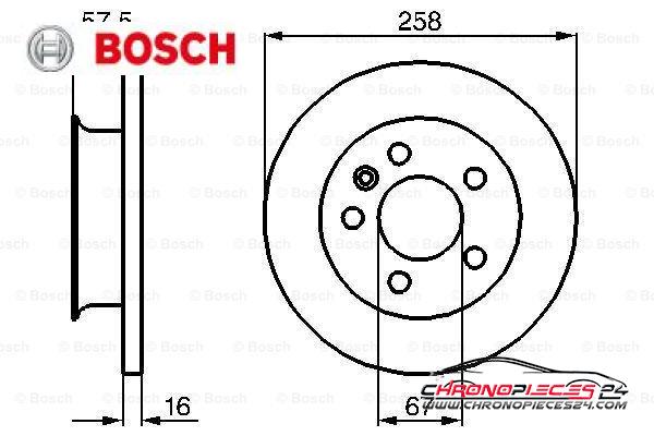 Achat de BOSCH 0 986 478 544 Disque de frein pas chères