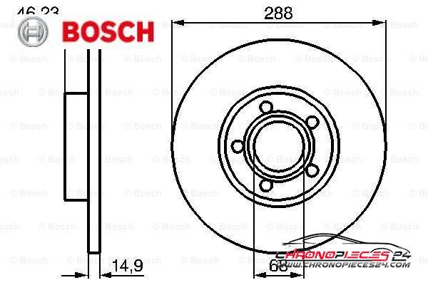 Achat de BOSCH 0 986 478 545 Disque de frein pas chères