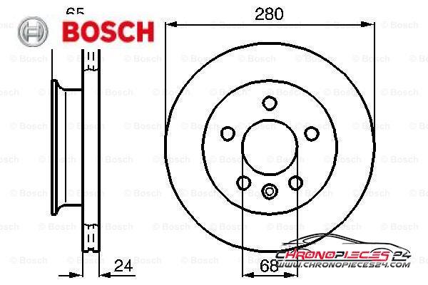 Achat de BOSCH 0 986 478 548 Disque de frein pas chères