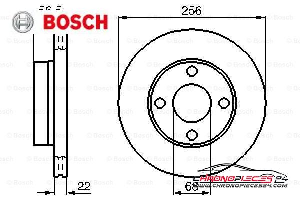 Achat de BOSCH 0 986 478 550 Disque de frein pas chères