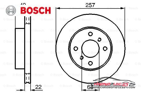 Achat de BOSCH 0 986 478 567 Disque de frein pas chères