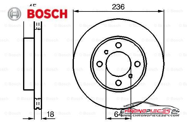 Achat de BOSCH 0 986 478 572 Disque de frein pas chères