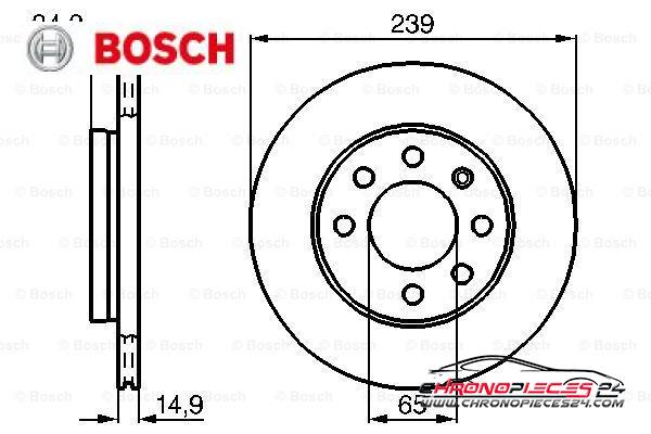 Achat de BOSCH 0 986 478 627 Disque de frein pas chères