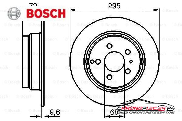 Achat de BOSCH 0 986 478 628 Disque de frein pas chères