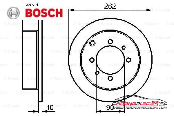 Achat de BOSCH 0 986 478 655 Disque de frein pas chères